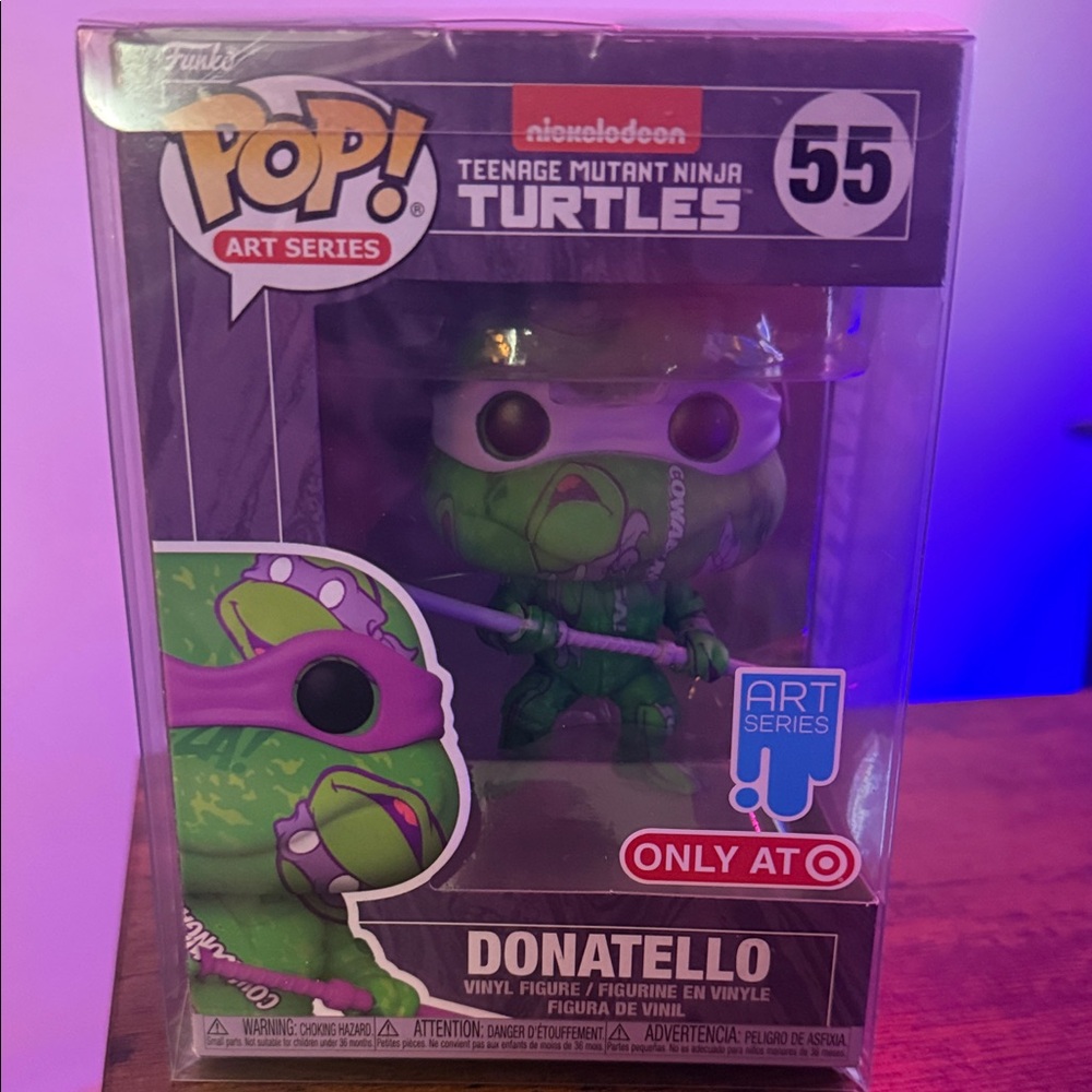 Funko Pop! Art Series Donatello - Green and Purple